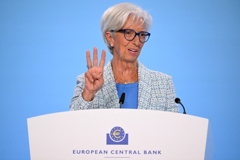 Fast, Christine! Ab dem 12. Juni liegt der Leitzins der EZB bei 4,25 Prozent